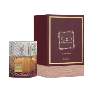 Lattafa Khamrah Dukhan – Perfume Árabe Unisexo de Luxo